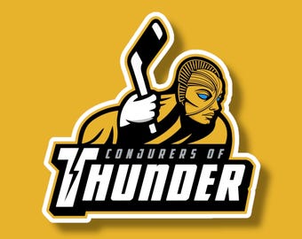 Conjurors of Thunder Pillow Jets Phish New Year’s Eve YEMSG Hockey Sticker