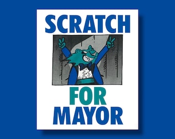 Scratch For Mayor Worcester Hockey Sticker