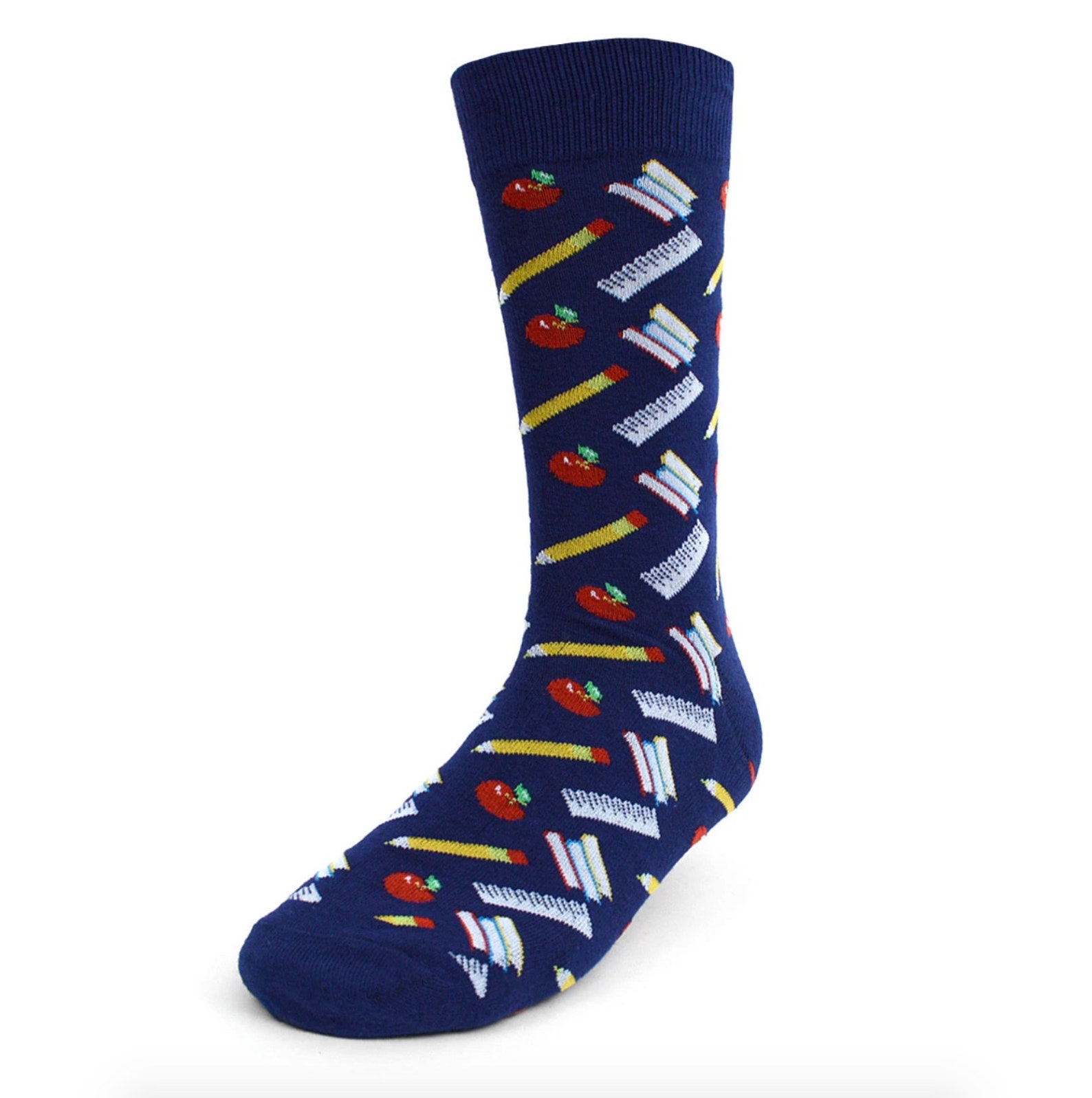 Male Teacher Gifts / Men's Novelty Fun Crew Socks Gift Etsy