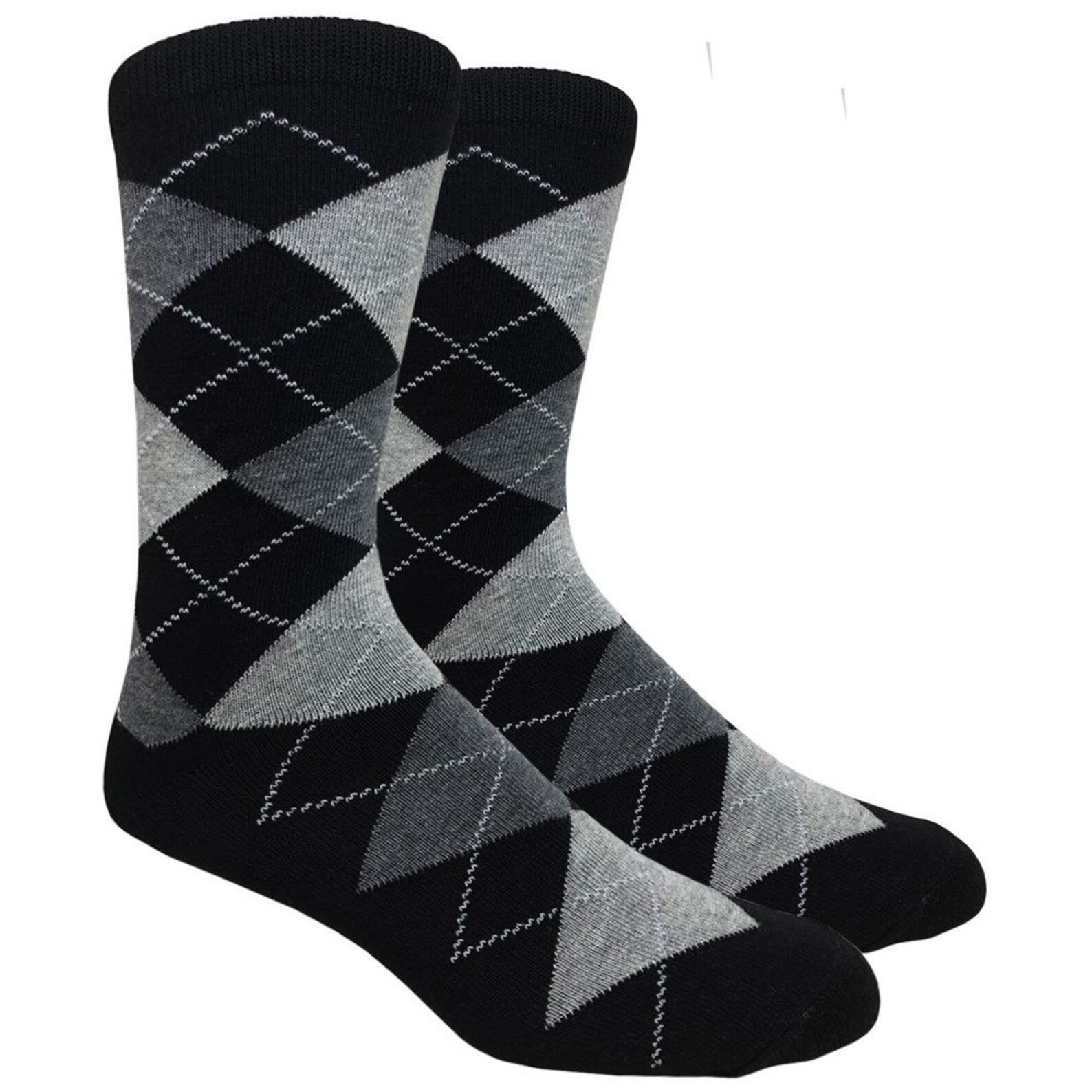 Black & Grey Argyle Socks / Multiple Colors and/or Etsy