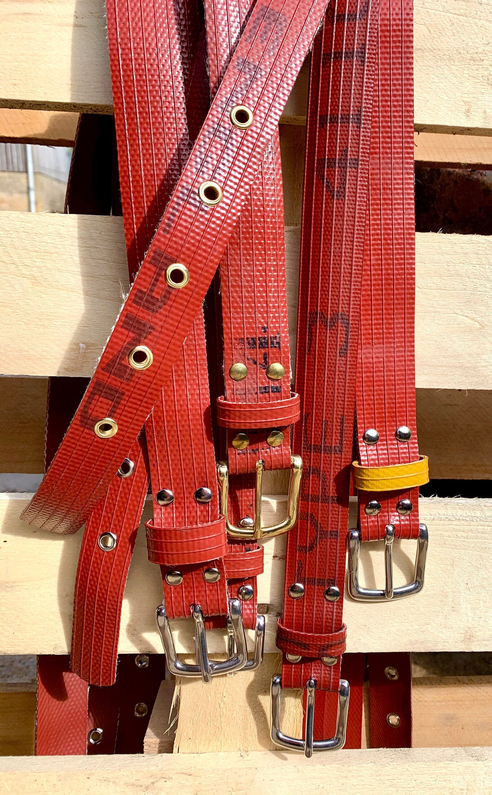 Reclaimed British Fire Hose Belts Etsy