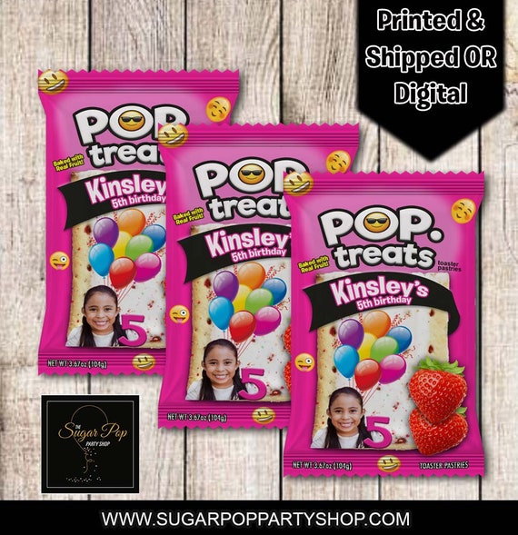 Emoji Pop Tarts Emoji Party Favor Smiley OMG Digital Etsy