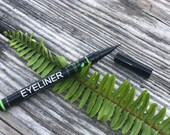 Petra Organics Black Liquid Eyeliner - with Castor Oil, Biotin Ginseng - Waterproof Eyeliner