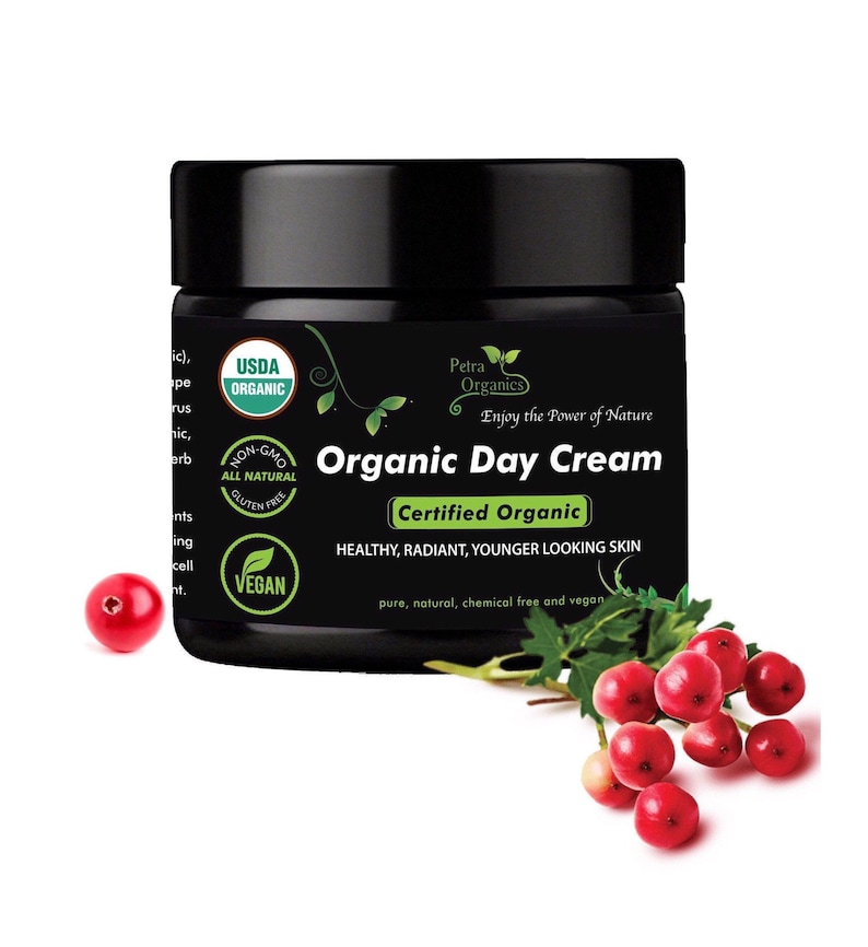 Face Cream Natural and Certified Organic Face Etsy