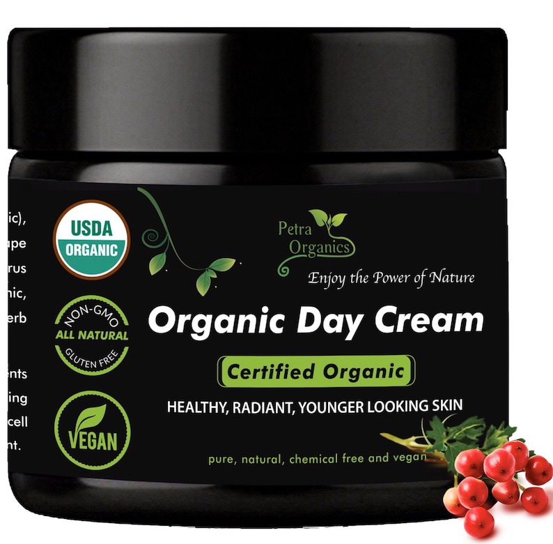 Organic Face Creamnatural and Certified Organic Face Etsy