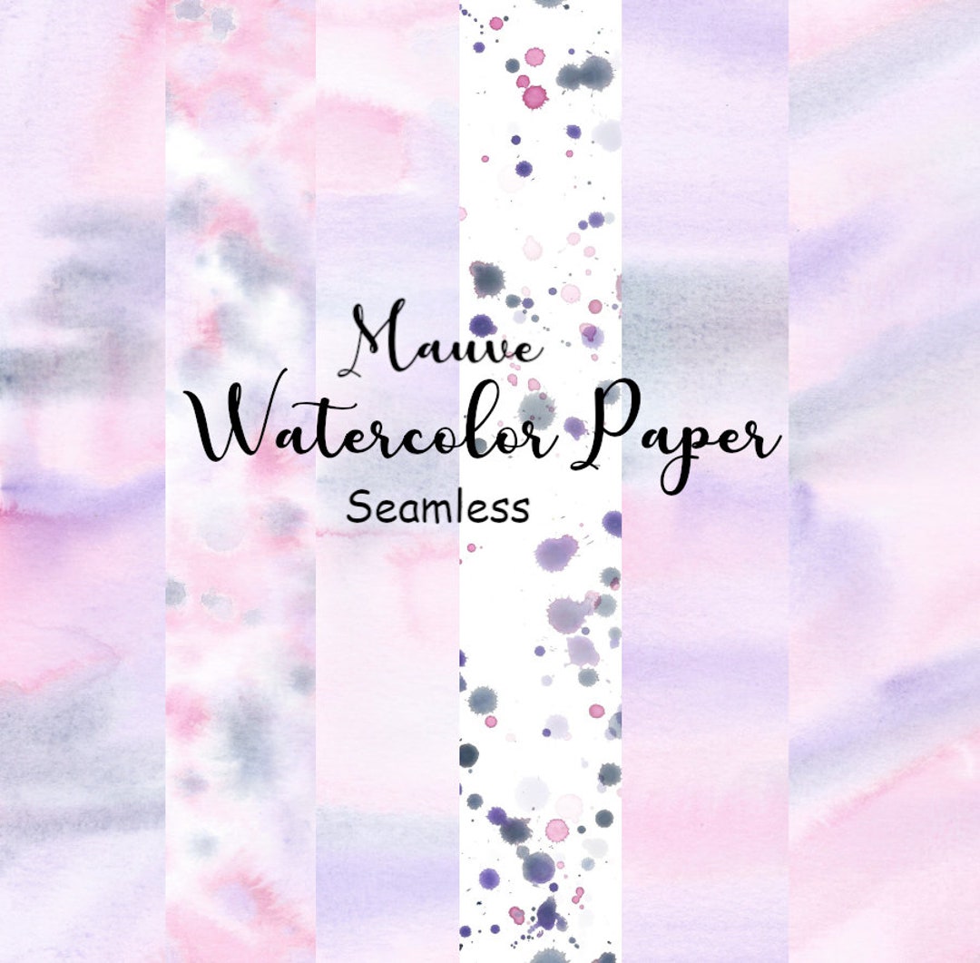 Watercolor Digital Paper, Seamless Background Texture, Hand Painted ...