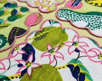 Schumacher Citrus Garden  Cocktail Napkins