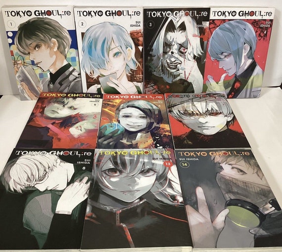 Tokyo Ghoul: Re Volumes 1-8 & 13, 14 by Sui Ishida English Tokyo Ghoul: Re Volumes 1-8 & 13, 14 by Sui Ishida English