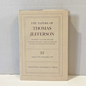 The Papers of Thomas Jefferson, Volume 22: August to December 1791