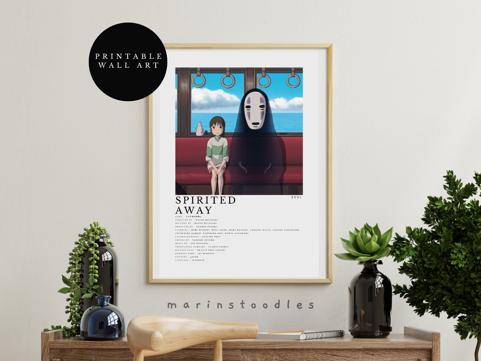 Spirited Away Poster - Spirited Away Print - Film Poster - Movie Poster ...