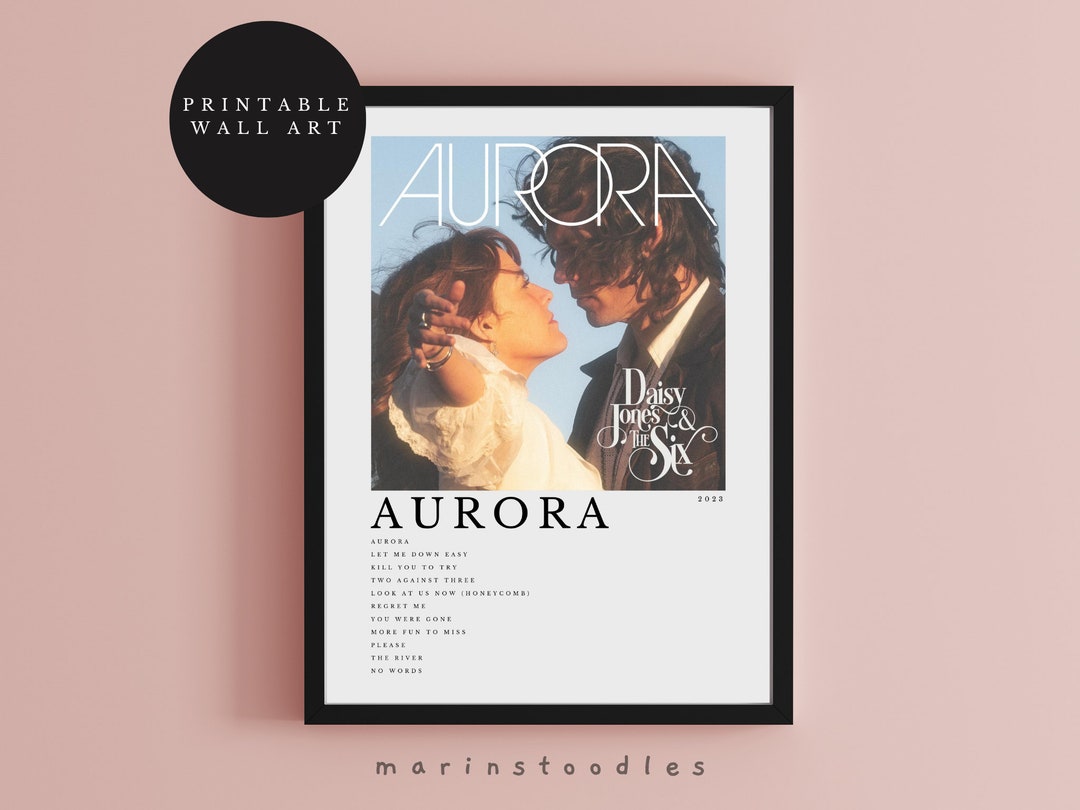 Aurora Poster Daisy Jones and The Six Album Art Aurora - Etsy France