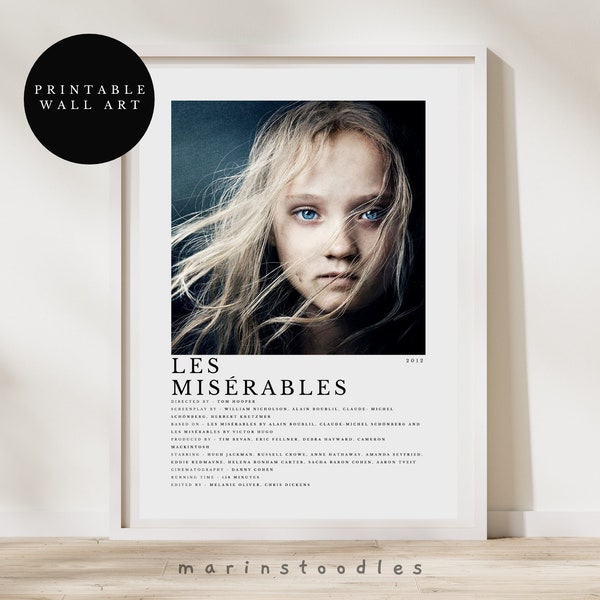 Les Miserables Print - Etsy