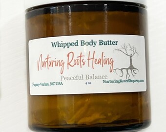 Whipped Body Butter - Whipped Shea Butter - Natural Organic Vegan Body Care - Natural Skin Care - Moisturizing Body Cream - Vegan Self Care