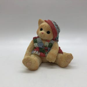 Vintage Calico Kittens “One Look From You Melts My Heart” Figurine