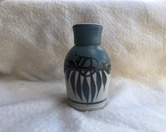 Vintage Pottery Vase With Cork Emerson Creek Pottery