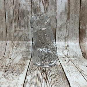 Vintage Glass Owl on Branch Figurine