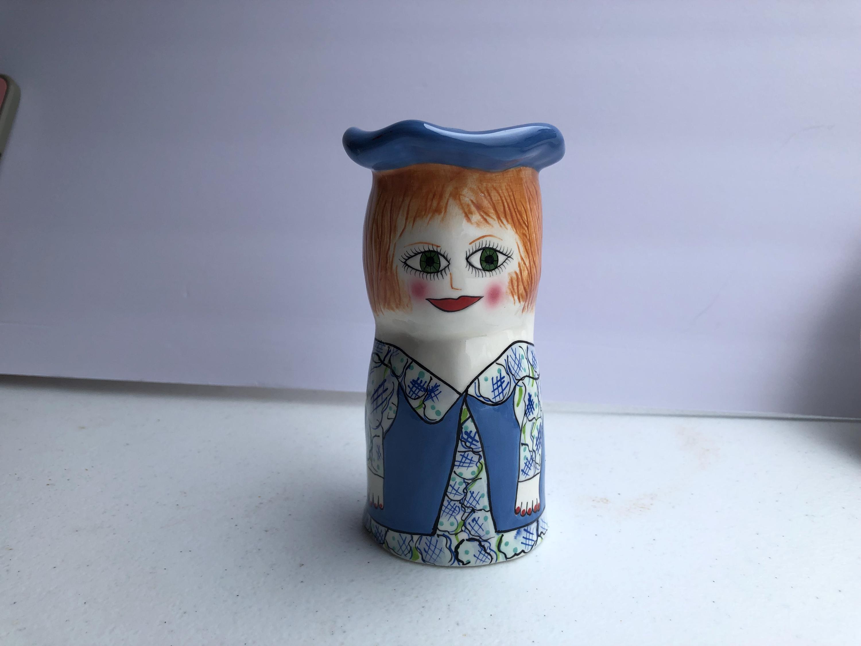 貴重ヴィンテージ Susan paley 可愛い♪陶器クッキージャー 貴重