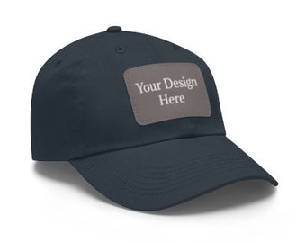 Custom Logo Leather Patch Hat Personalized