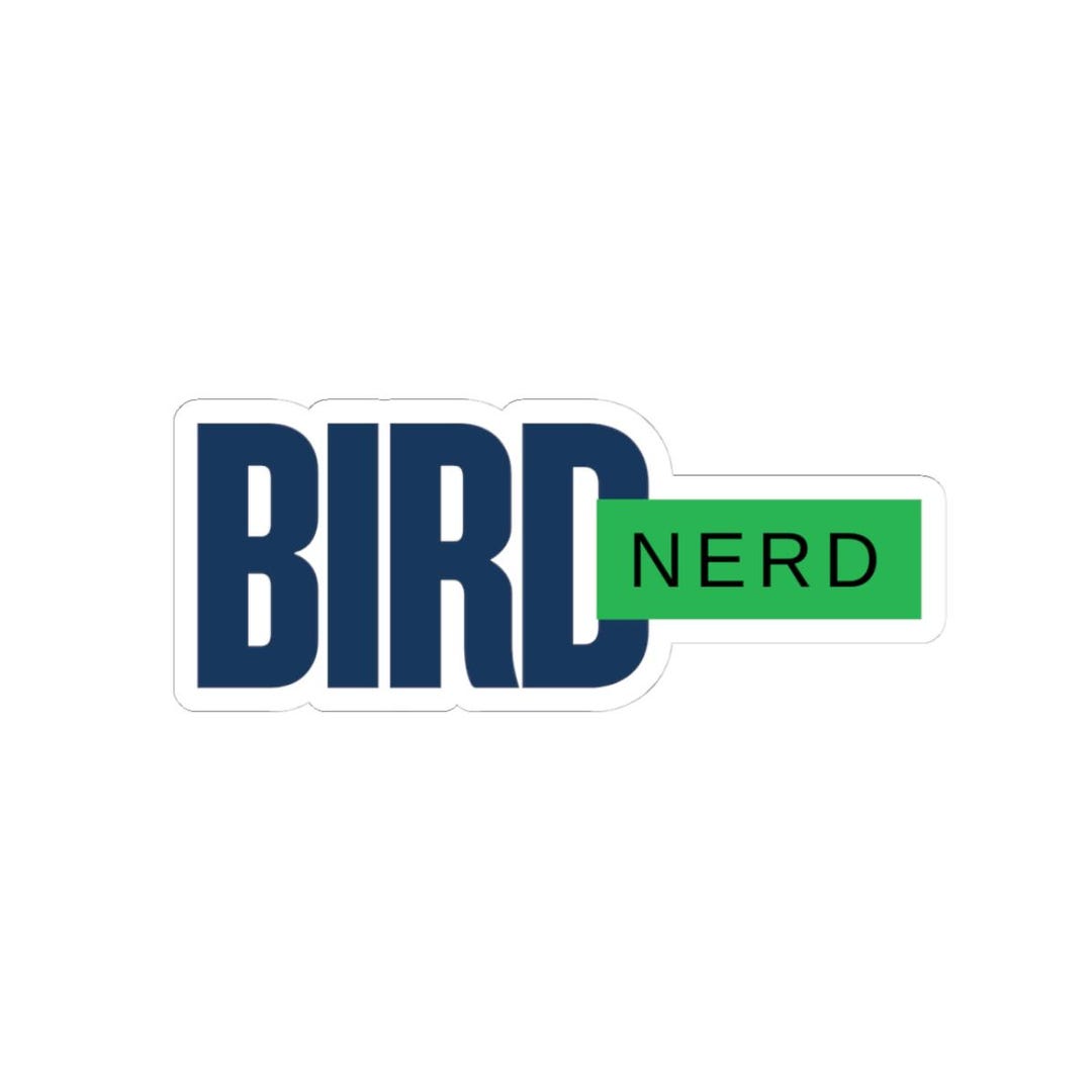 BIRD NERD Sticker | Kiss-cut Vinyl Laptop Decal - Etsy