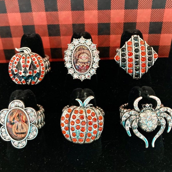 Halloween Rings, stretchy rings