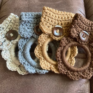 Stove Handle Crocheted Kitchen Towel Holder (9 Colors) Handmade Crocheted Kitchen Towel Holder