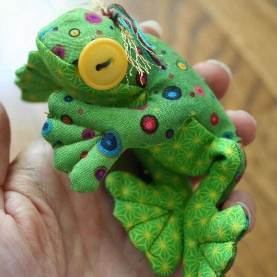 Frog Pattern Stuffed Frog Pattern - Etsy