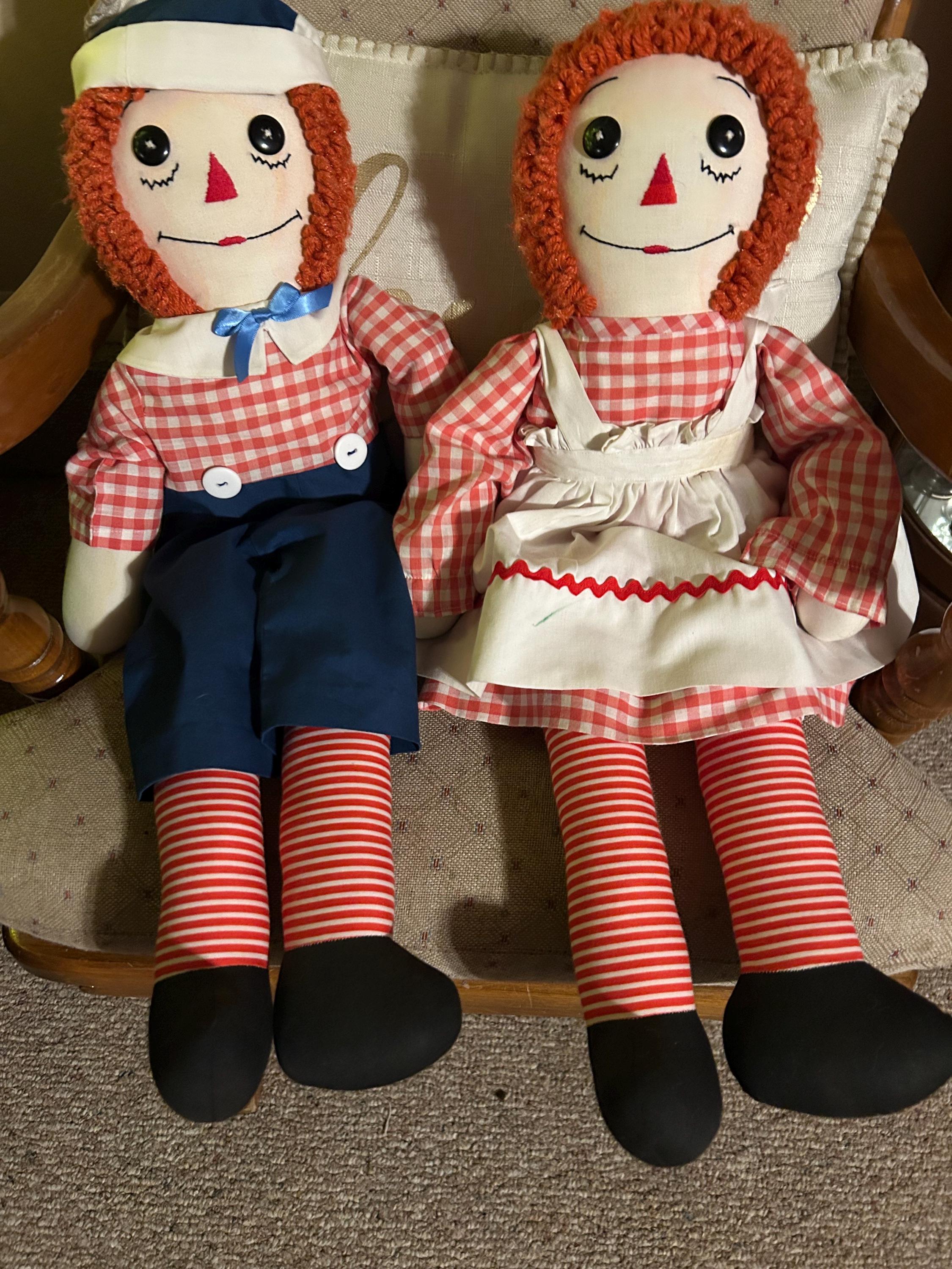 Raggedy Ann Sets, Vintage Raggedy Ann and Andy Sets, All Different