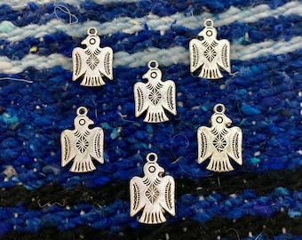 Thunderbird Charms, 6 or 12 Charms