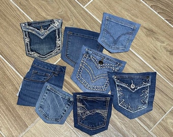 Recycled Denim Pockets, Jean Pockets