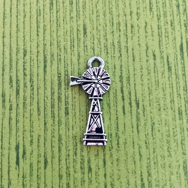 Wind Mill Charms, 6 or 12 Charms