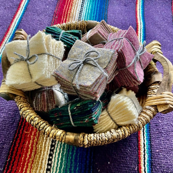 Wool Scraps Etsy