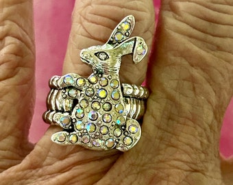 Bunny Ring, Easter Bunny Ring, Rabbit Ring