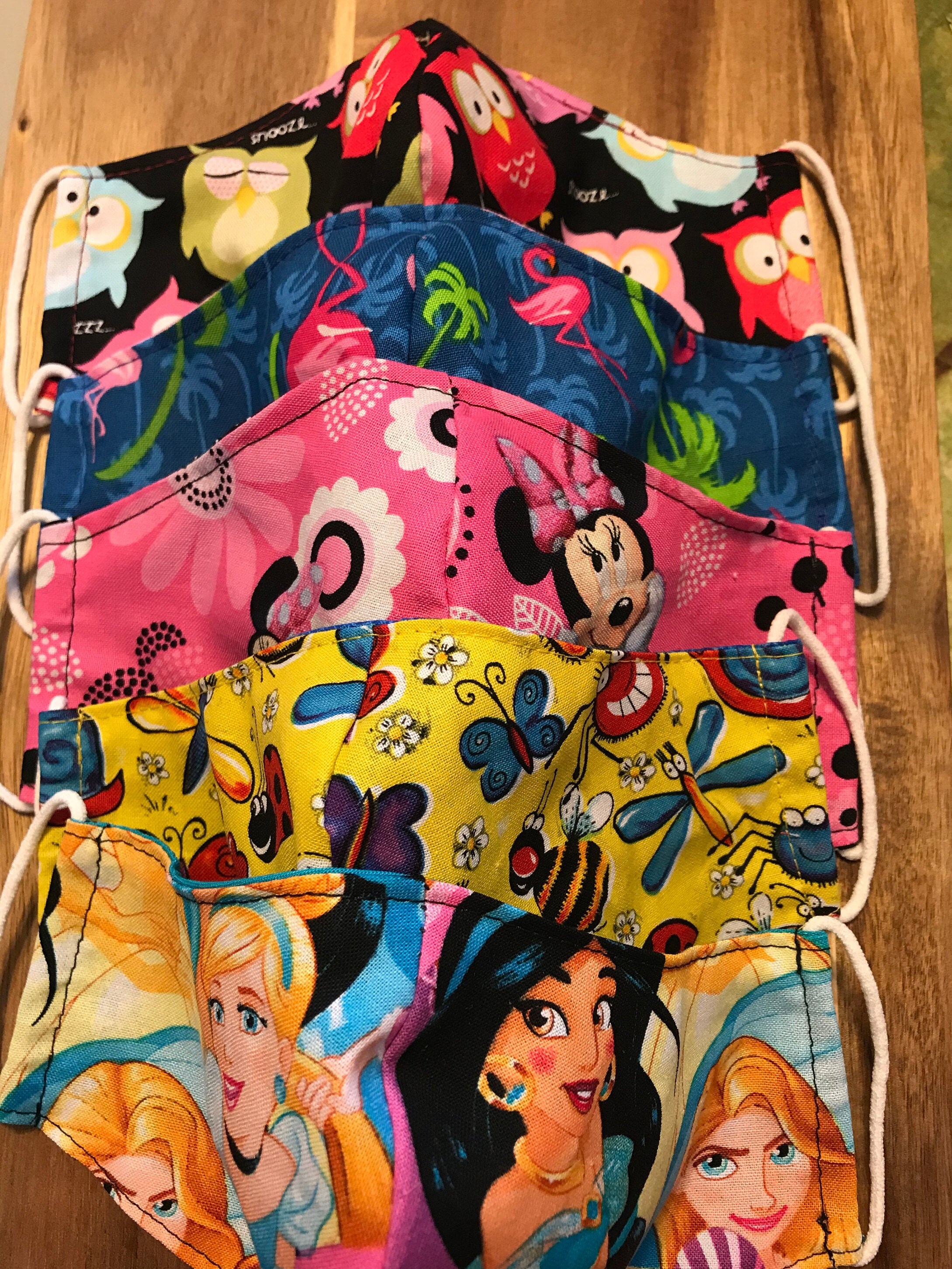 Youth face masks for girls or petite women