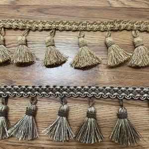 Upholstery Trim (2 1/2” & 3” Tassels) Tassel Trim