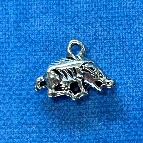 Razorback Charm (6 Charms) Hog Charms, Pig Charms