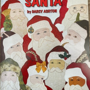 Santa Quilt Book, All about Santa, Santa Patterns, Advent Calendar