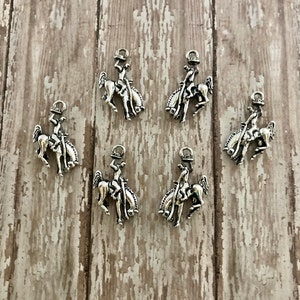 Bucking Bronco Charms