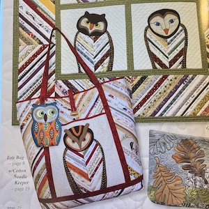 Owl Quilt Book, Outstanding Owls Appliqués - Etsy