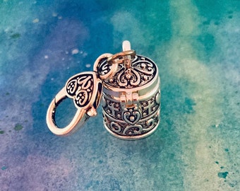 Large Prayer Box Zipper Pull, Large Prayer Box Charm