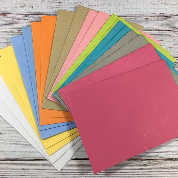 Journal Elements, greeting card envelopes for junk journals
