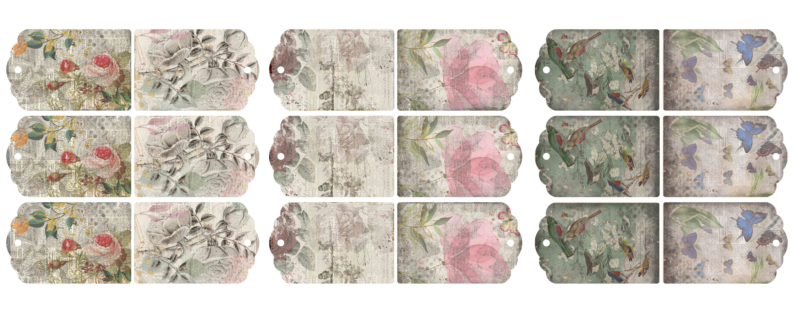 Digital Pages Background Newspaper Vintage Scrapbook Junk | Etsy