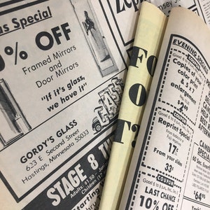 Journal Elements, vintage newspaper Ads for collage, September-December, 1976/1977 Trade Winds