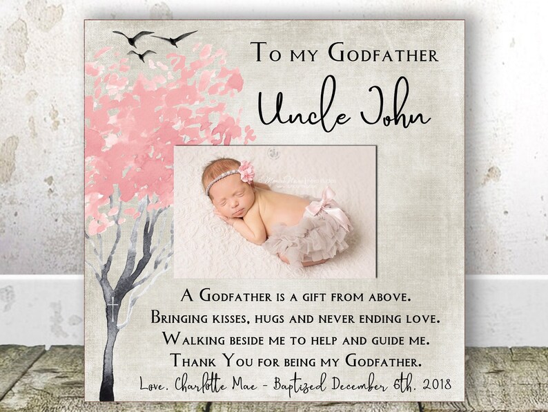 Godfather Gift Baptism Gift Godfather Christening Gift Etsy
