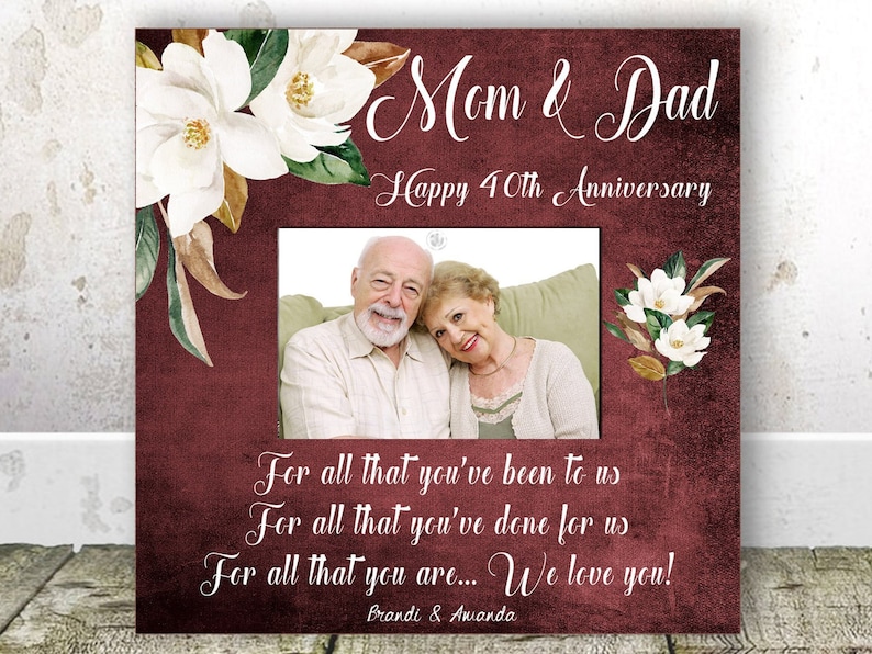 gift for mom dad wedding anniversary