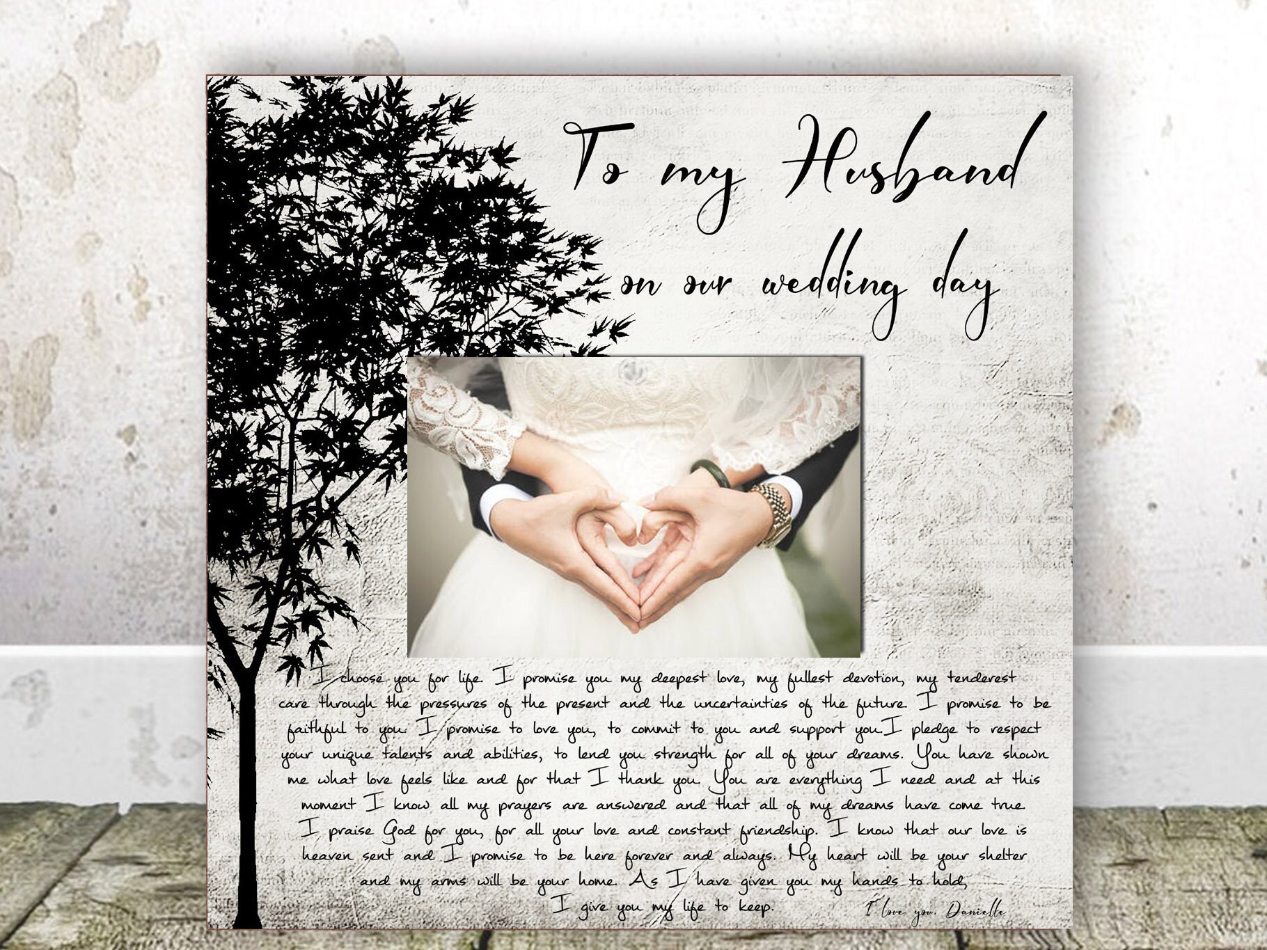 Wedding gift for Husband from Wife Wedding gift for Groom from Etsy