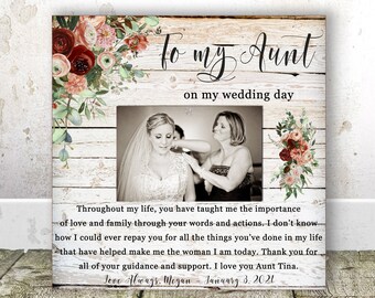 Aunt of the Bride Gift Wedding Gift Aunt of the Groom gift Wedding gift from bride Wedding gift from Groom for Aunt Wedding gift Auntie gift