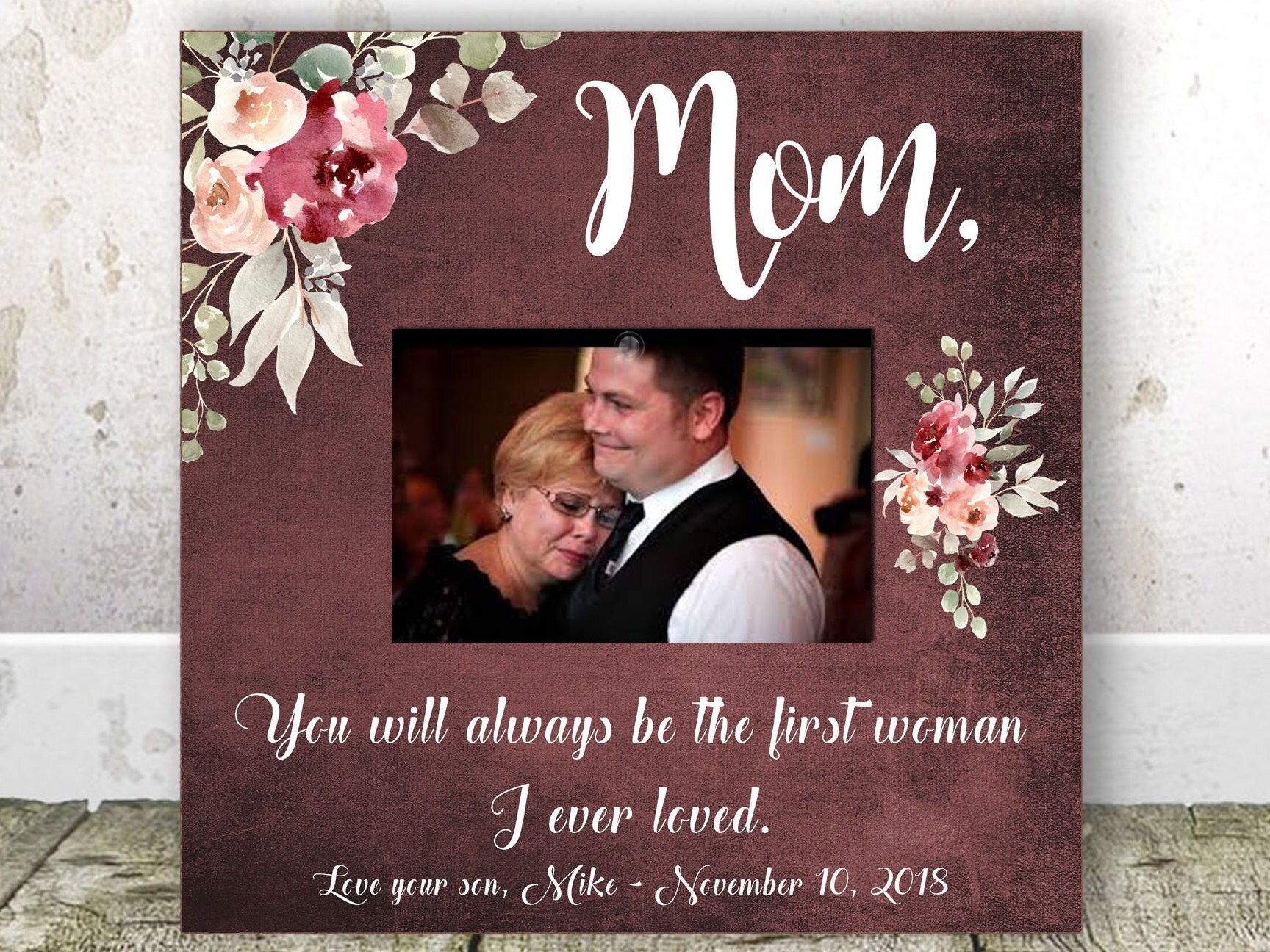 MOM wedding gift from Son Mother Gift Mother of the Groom gift Etsy