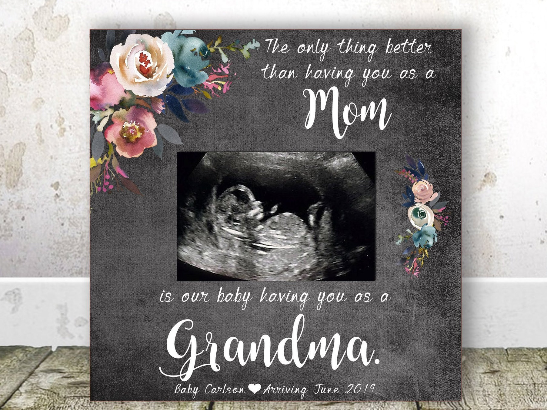 Pregnancy Reveal to Grandmother Pregnancy Announcement Grandma Etsy