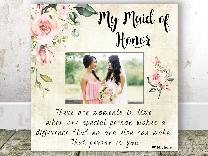 sister maid of honor