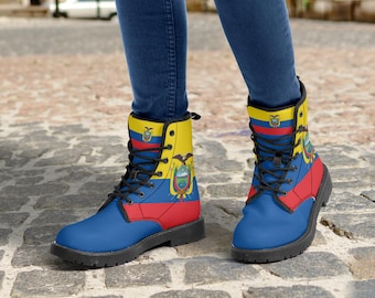 Ecuador National Flag Boots